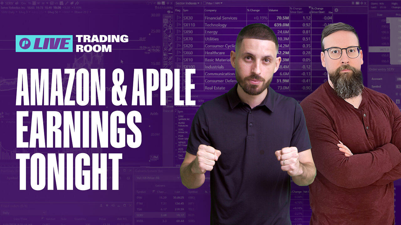 Live Trading: Will The Markets Breakout Off Tech Earnings?