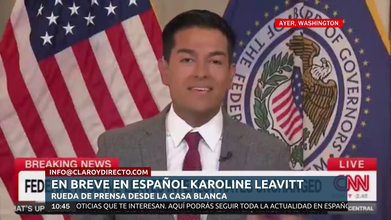 EN VIVO Trump DESTROZA medios liberales, campaña de American Eagle con Sydney Sweeney, Karoline Leavitt