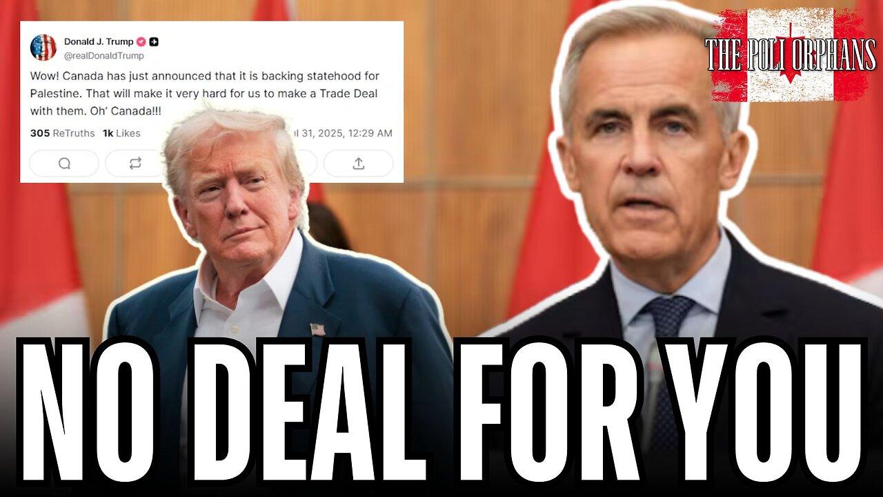 Trade deadline looming, state of Palestine & Bank of Canada rates frozen: is Carney failing us?