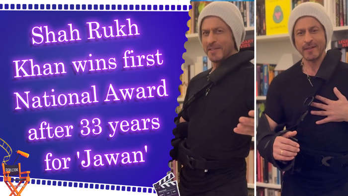 Shah Rukh Khan appears with injured arm in special message after his National Award win