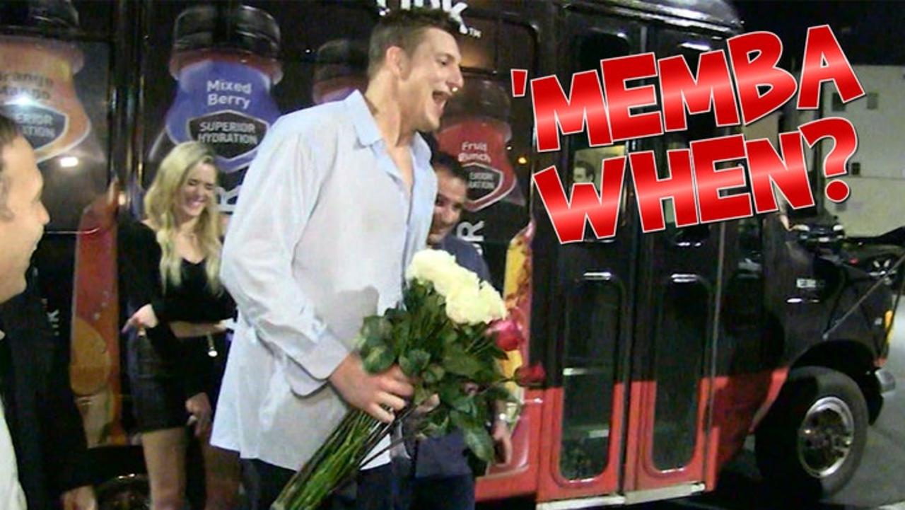 'Memba When This Pro Football Star Spiked A Bouquet Of Roses?!