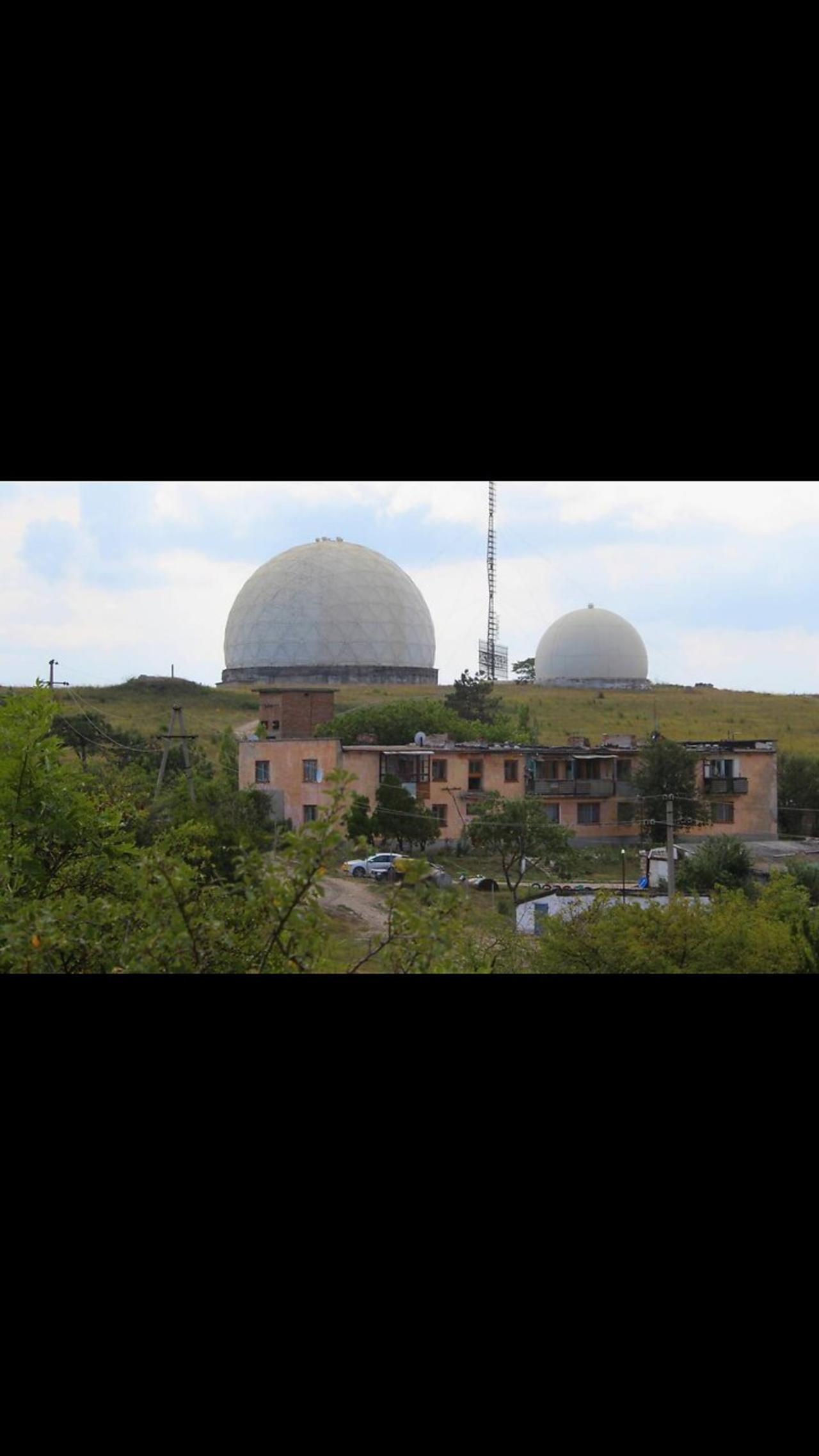 ⚡️ Crimea, UAVs attacked the space object tracking station in Feodosia (radar).