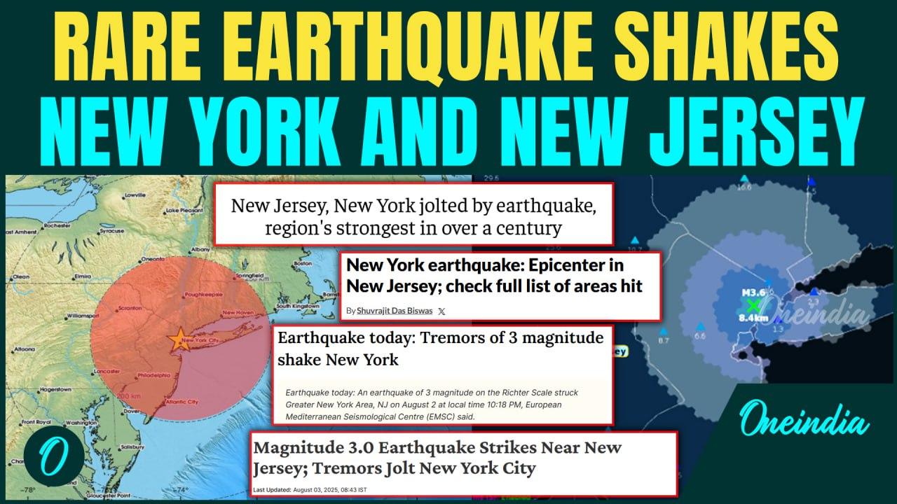 Panic & Chaos As Earthquake Rattles NYC And New Jersey | 3.0 Tremor Strikes Near Hasbrouck Heights