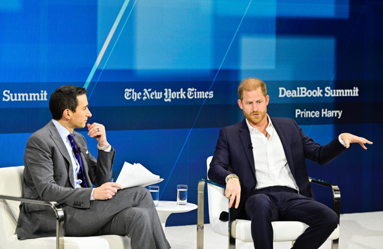 Prince Harry has dismissed claims he once had a 'physical fight' with Prince Andrew