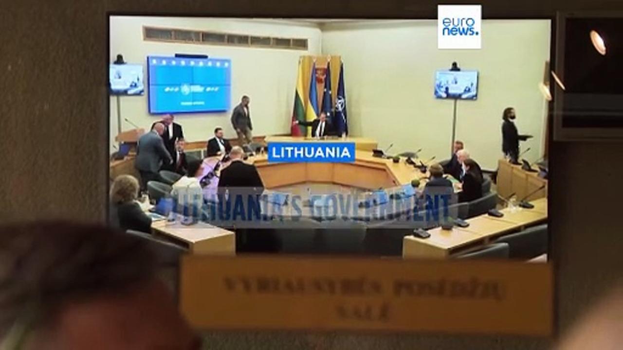 Lithuania's government formally resigns after PM Gintautas Paluckas stepped down