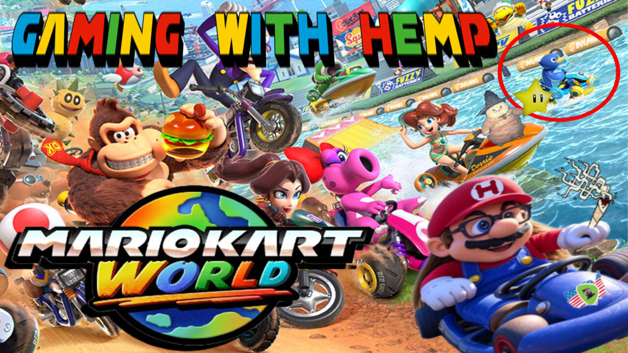 Mario Kart World with friends