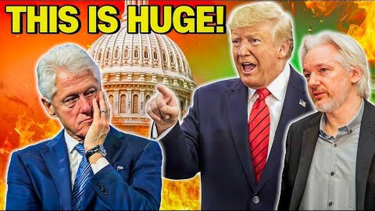 Bill Clinton dealt DREADED news by Trump & Julian Assange!