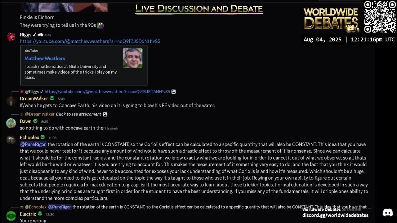 Worldwide Debates LIVE - # 0004 - YouTube/Rumble/Twitch/Kick