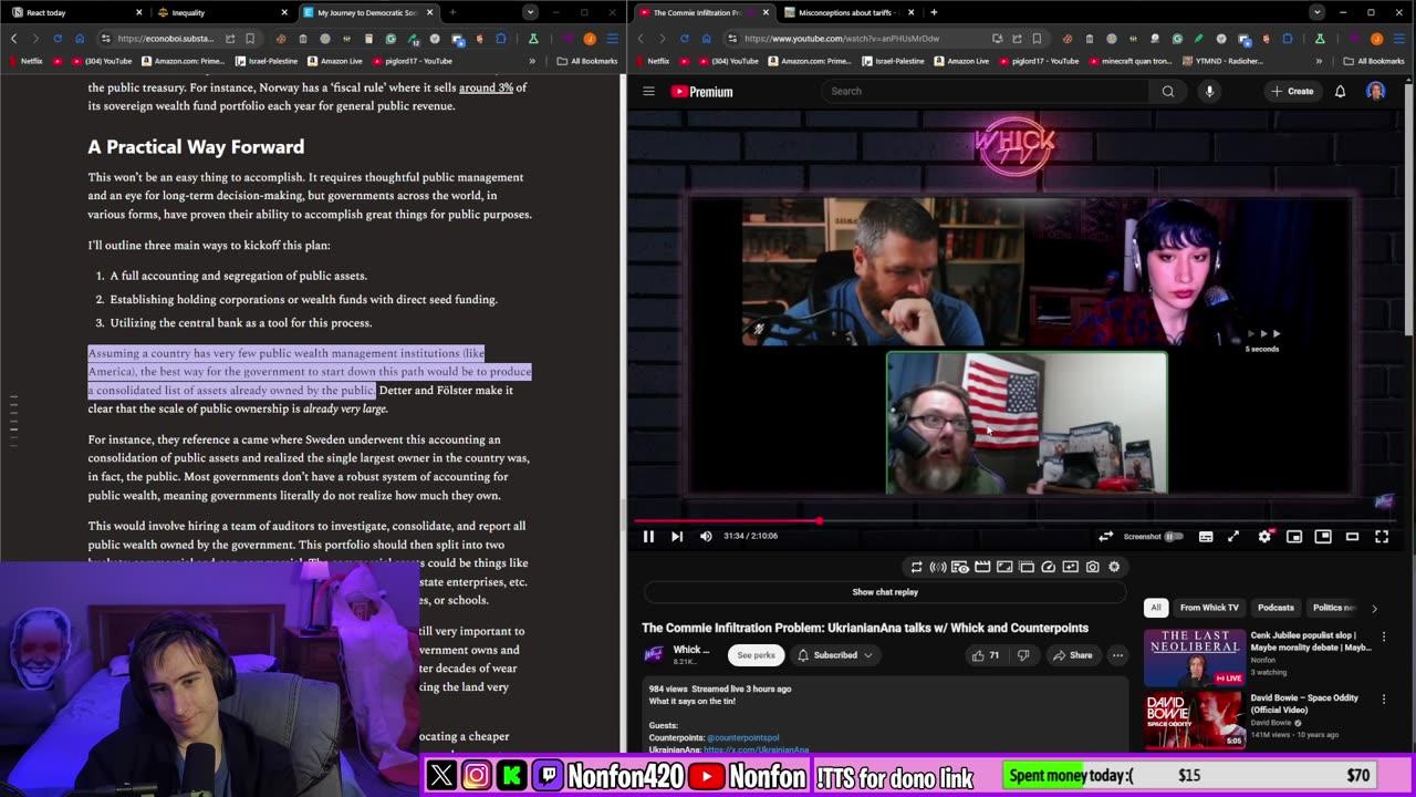 Cenk Jubilee populist slop | Maybe morality debate | Maybe wage stagnation debate | !tts !discord