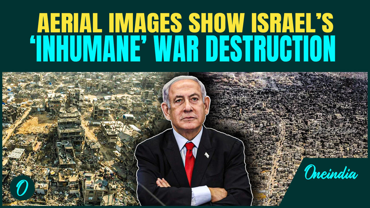 VIDEO: Gaza 'Erased From Map' New Aerial Footage Reveals MASSIVE Israeli Strike Destruction