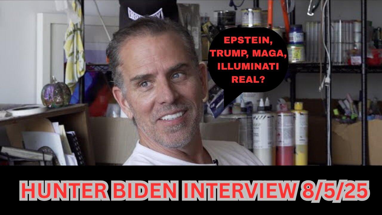 HUNTER BIDEN INTERVIEW 8/5/25! (LIVE REACTION).