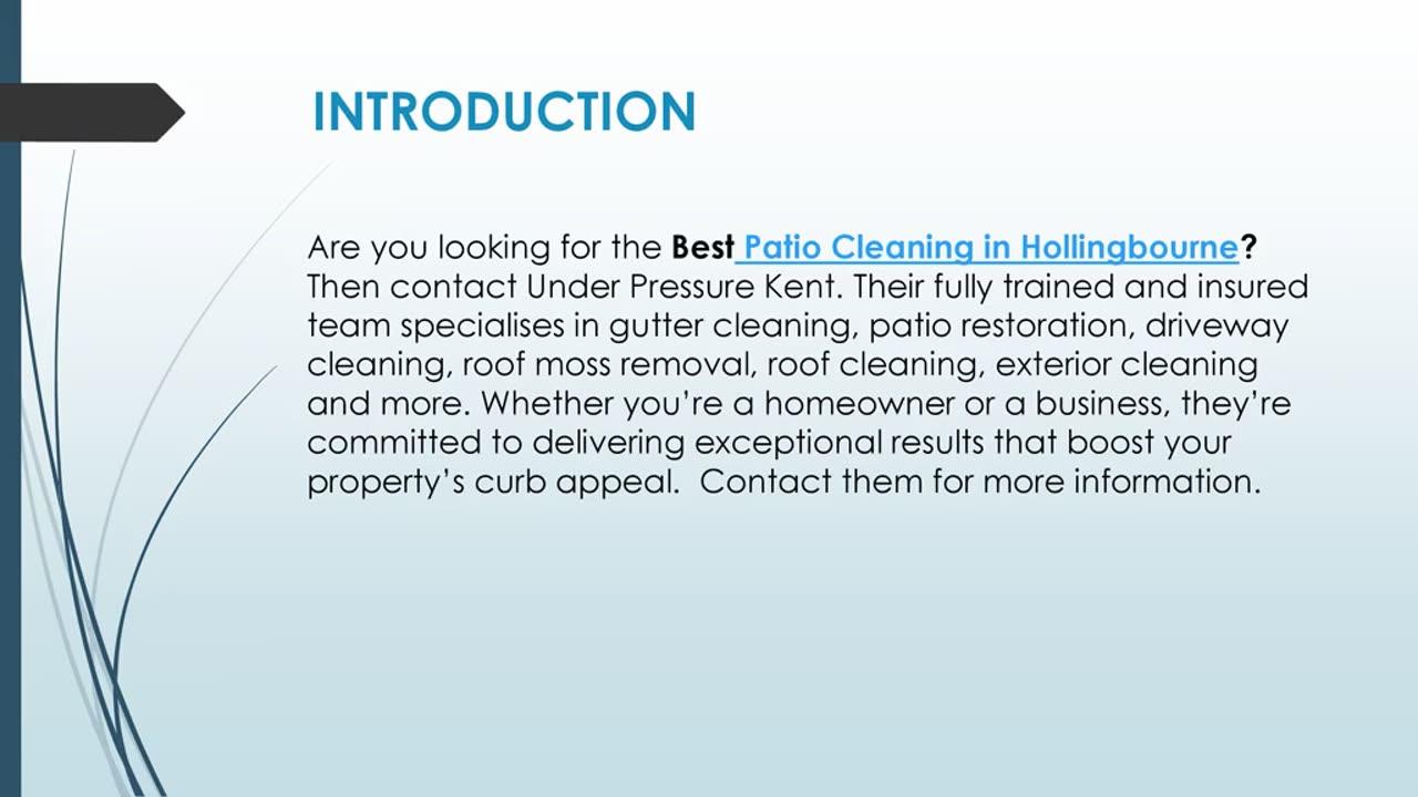 Best Patio Cleaning in Hollingbourne