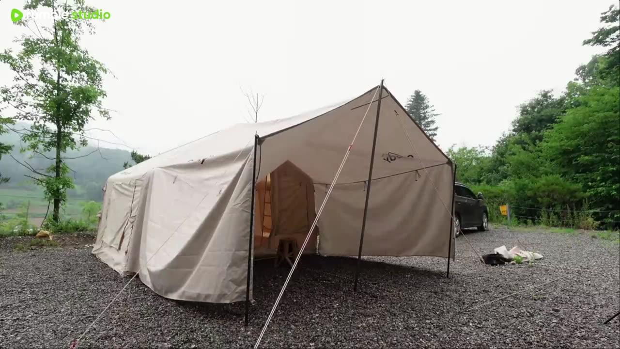 Camping ❄️Camping in Heavy Snow Storm with Inflatable Hot TentㅣCamp ASMR 3.1M views4 months ago