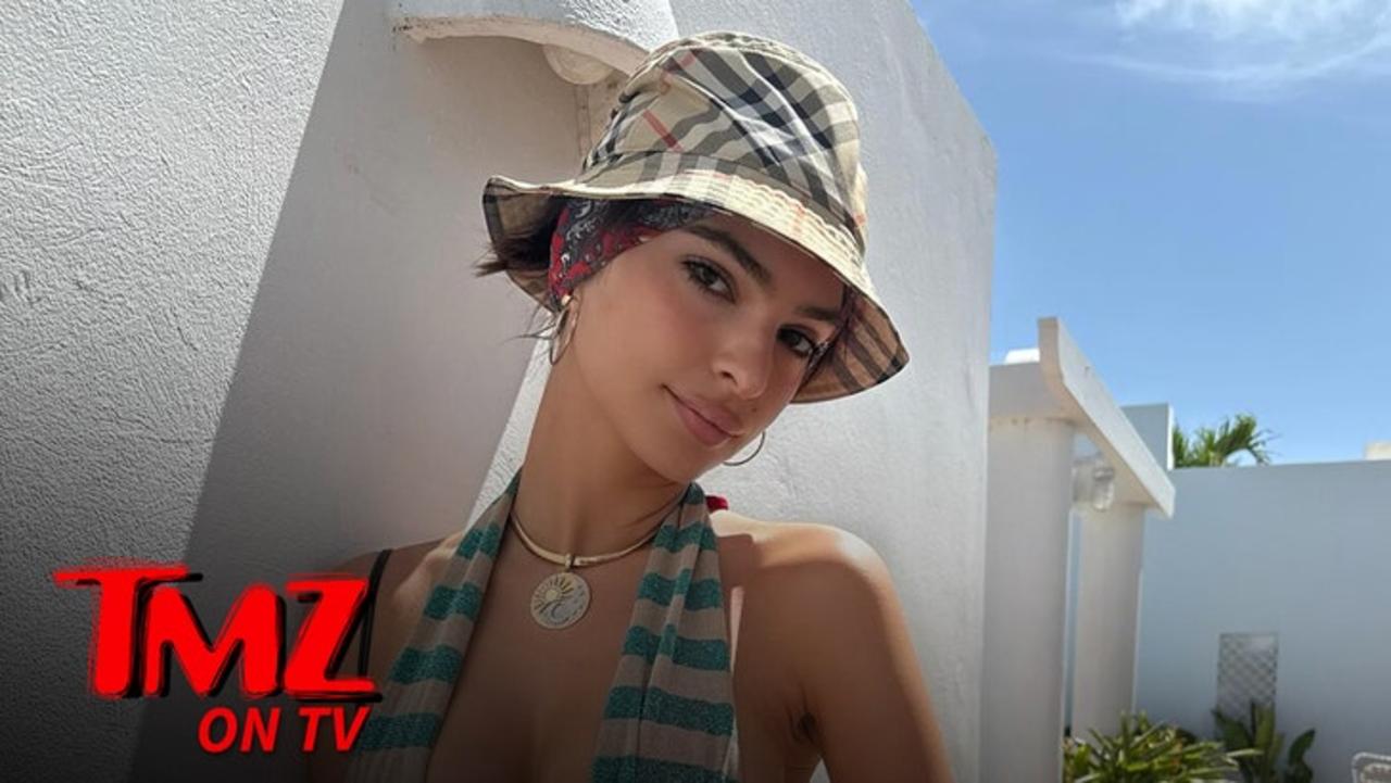 Emily Ratajkowski Out in Italy In Swimsuit | TMZ TV