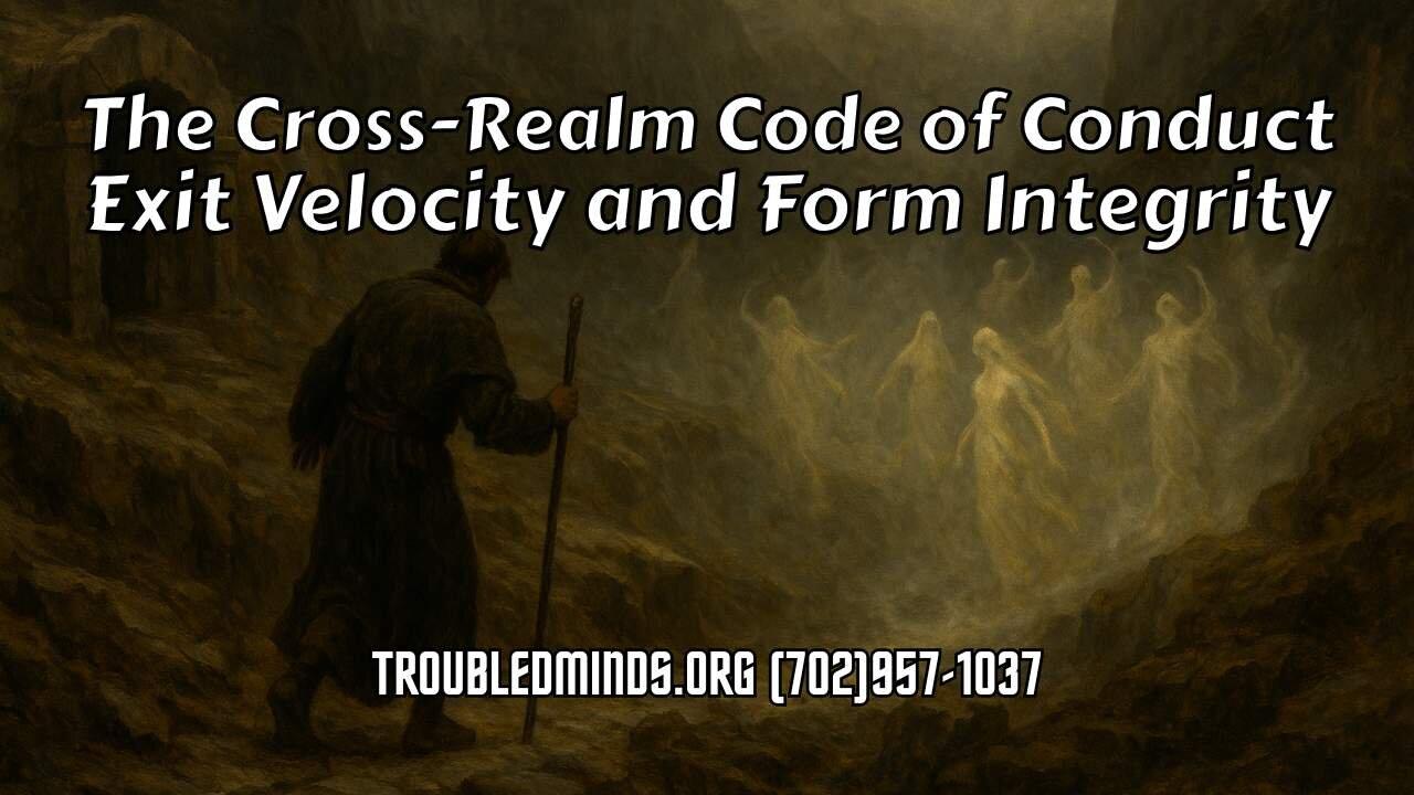 The Cross-Realm Code of Conduct - Exit Velocity and Form Integrity