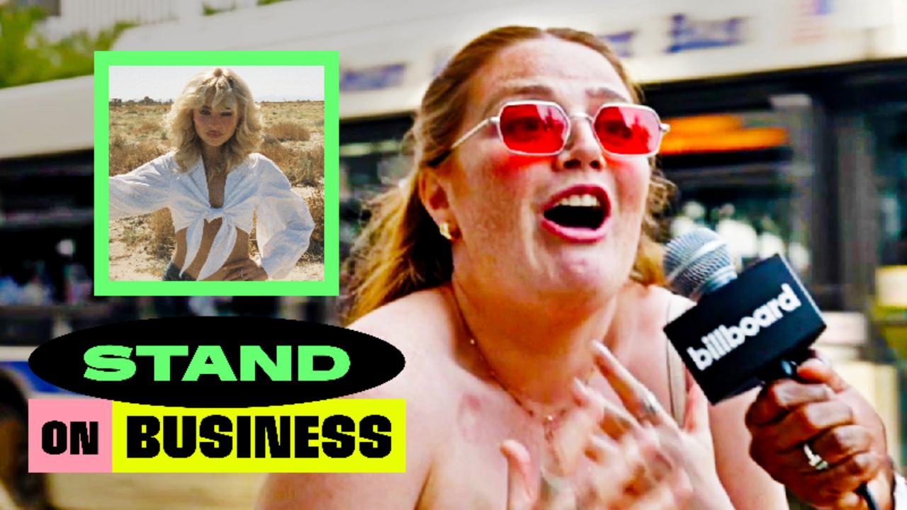 Fans Rank Sabrina Carpenter’s “Espresso,” “Manchild” & More at Lollapalooza 2025 | Stand on Business