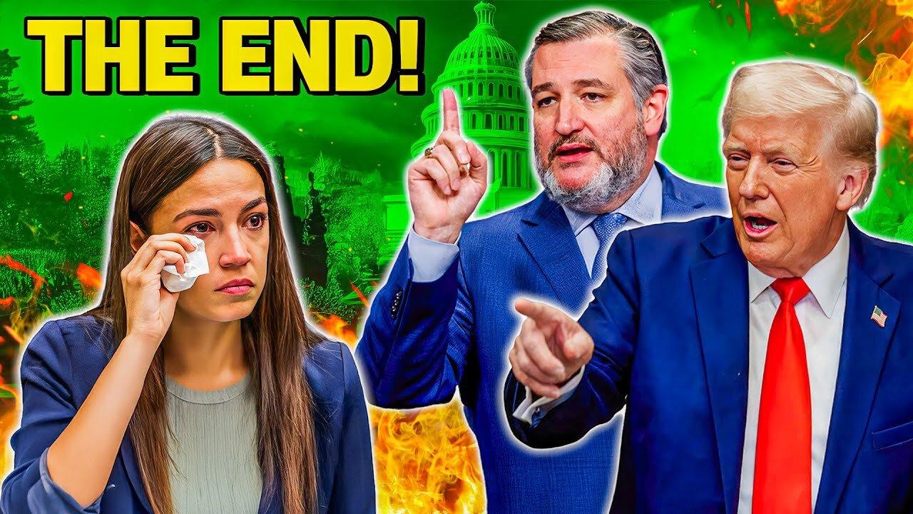 🔥🇺🇸 IT’S OVER: Ted Cruz TORCHES 🔥 AOC in Brutal Capitol Clash 💥🏛