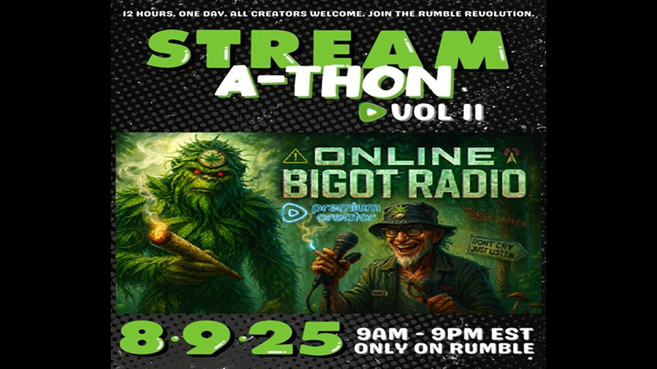 Stream-a-Thon O.B.R. @Pipermaster6669 @rumblevideo @MasteringRumble @WilEHaze @OffTopicShow2