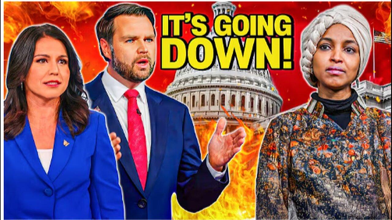 JD Vance & Tulsi Gabbard DESTROY Ilhan Omar in Viral Exchange – It’s OVER!.