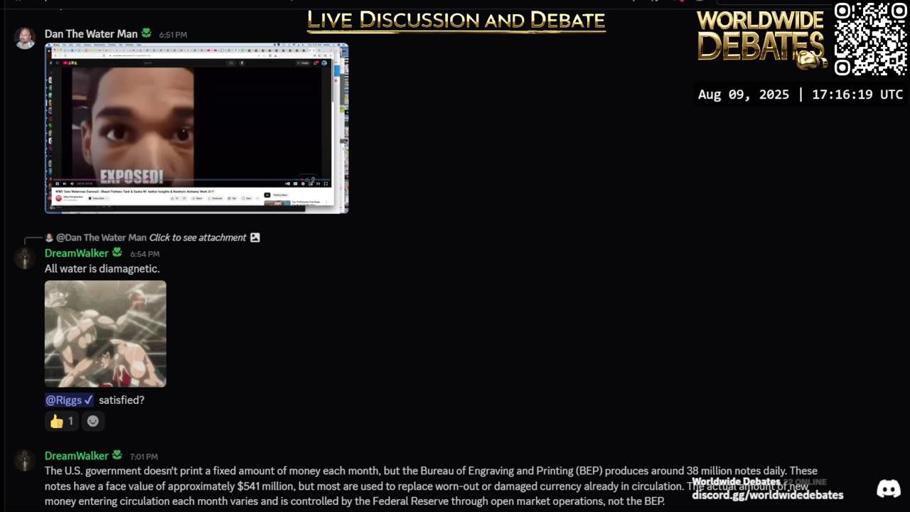 0010 - Worldwide Debates LIVE - YouTube/Rumble/Twitch/Kick