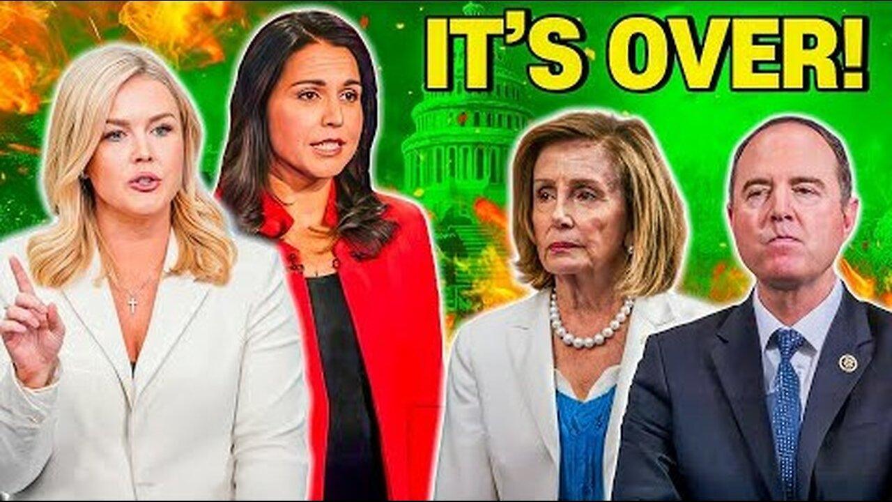 Tulsi Gabbard & Karoline Leavitt Set the PERFECT Trap – Pelosi & Adam Schiff Walk Right Into It!