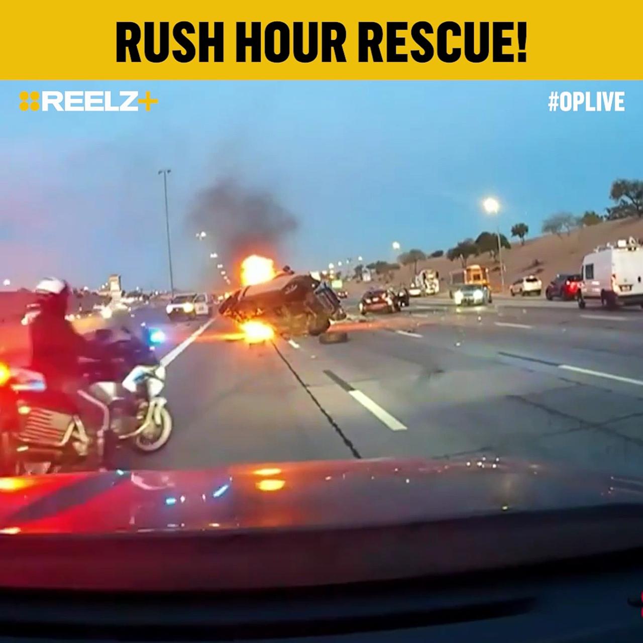 She Was Trapped in a Burning Truck—Then These Two Heroes Showed Up - Square