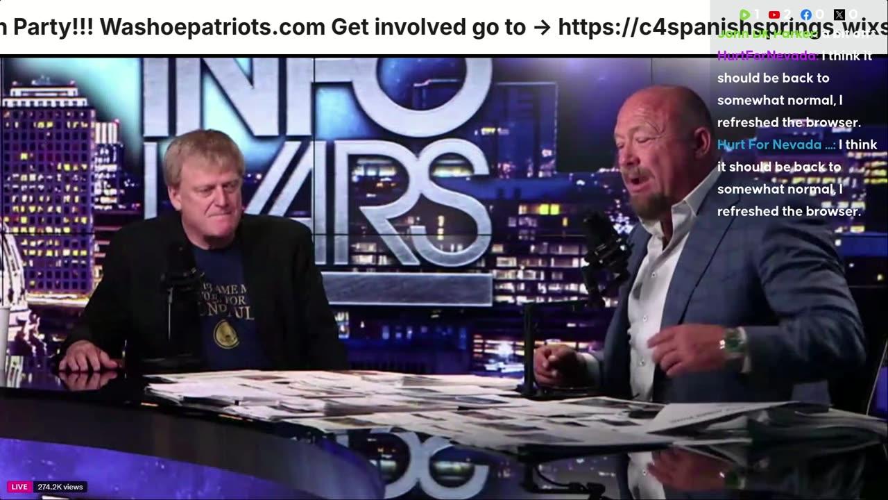 Alex Jones, Info Wars, 08/11/2025