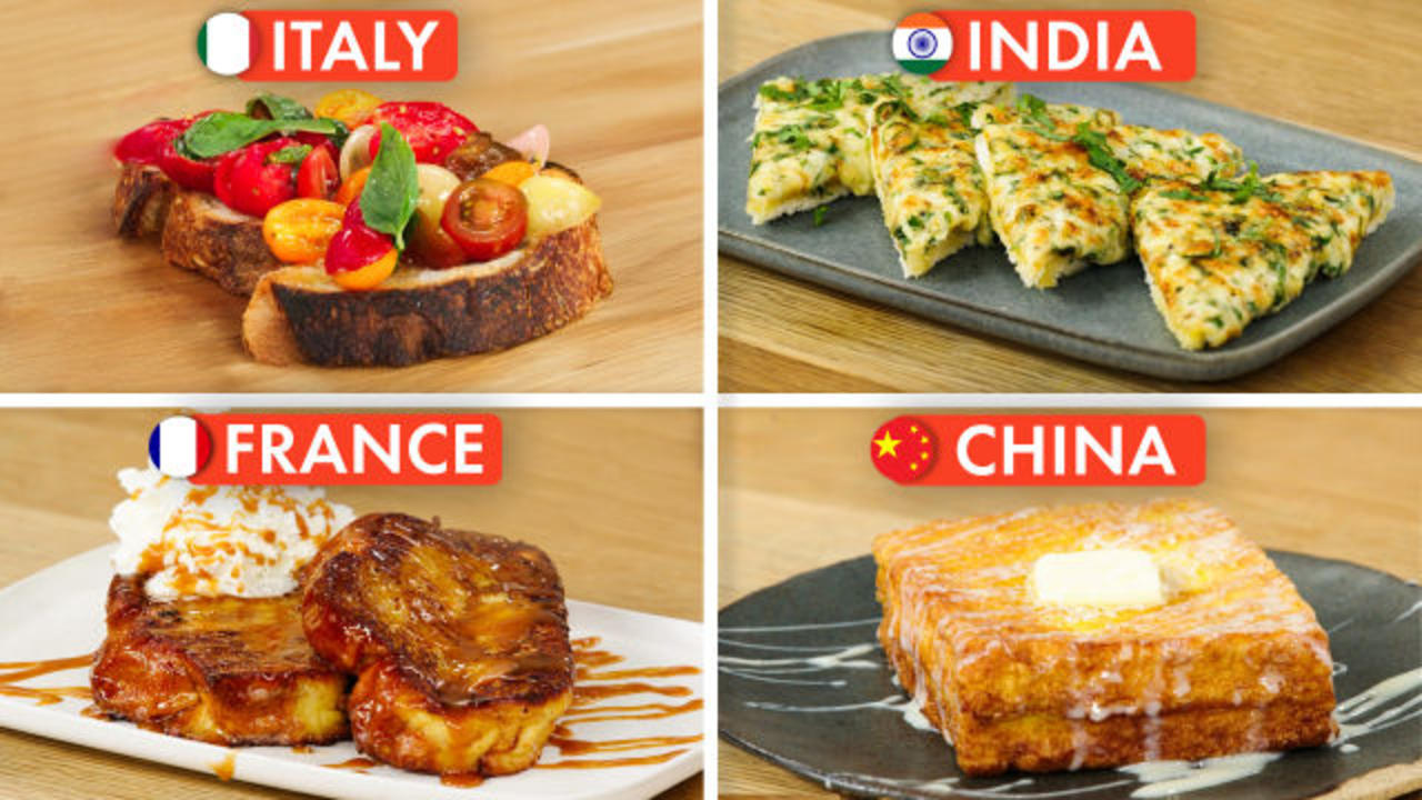 10 Chefs From 10 Countries Make Toast