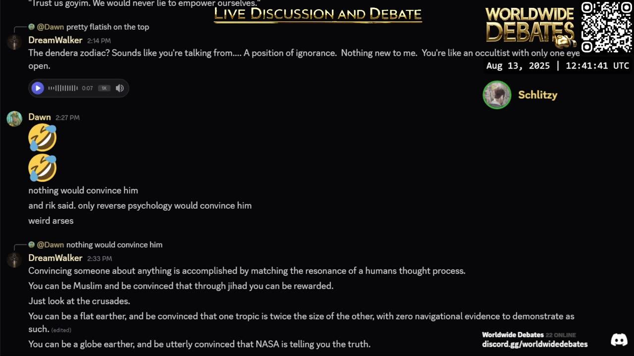 0015 - Worldwide Debates LIVE - YouTube/Rumble/Twitch/Kick