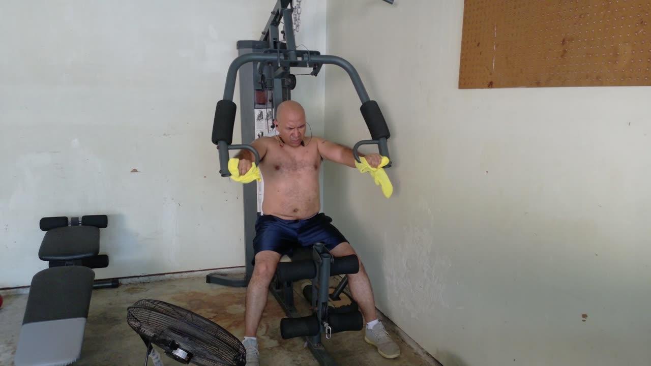 My pre-live gaming workout, MOTIVATED
