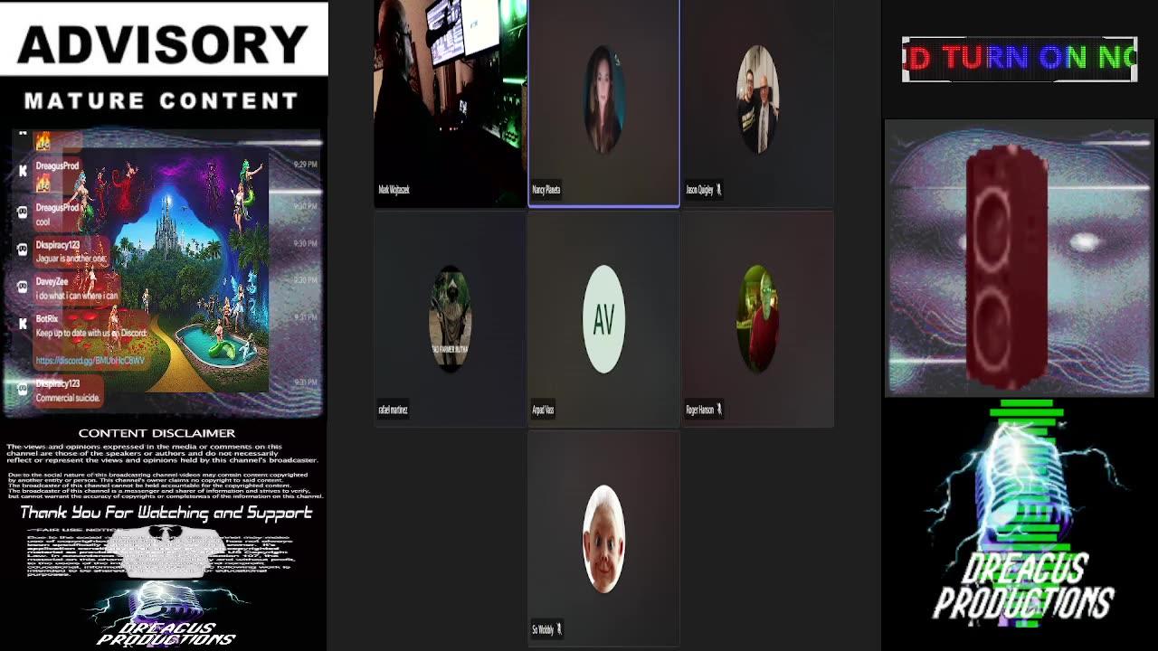 DREAGUS PRODUCTIONS WEDNESDAY SHOWS-13 WED 25raw