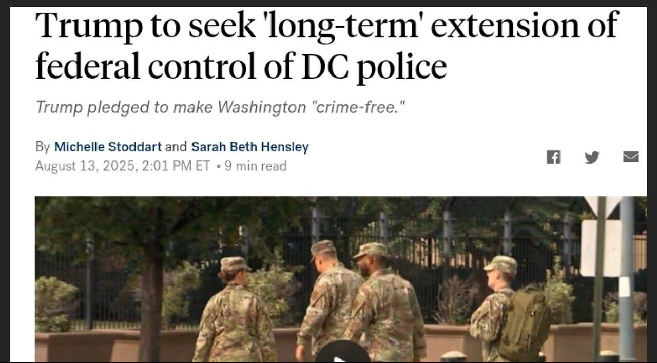 Can you see clearly? #Trump deploys #military to #DC as congress holds hearings on #Epstein case