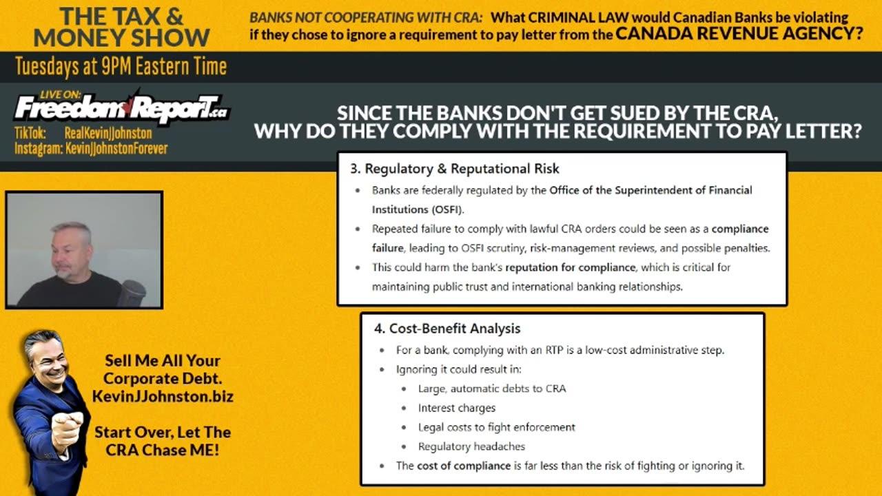 BANK LIES - The Tax & Money Show with Kevin J Johnston Episode 75