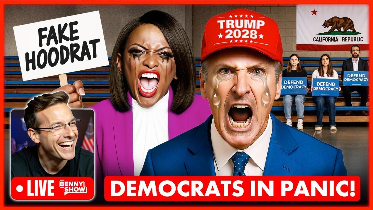 FAIL: No One Shows Up to Gavin Newsom 'Rally', PANIC Over Trump 2028 | Jasmine CALLED Out to FACE