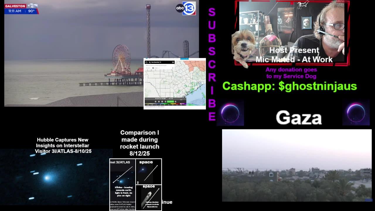 Aug 15 - 2025: Weather Watch - Galveston, Texas