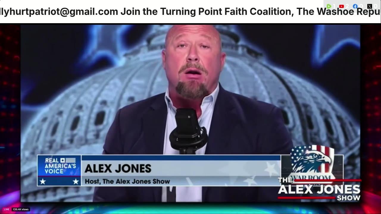Alex Jones, Info Wars, 08/15/2025