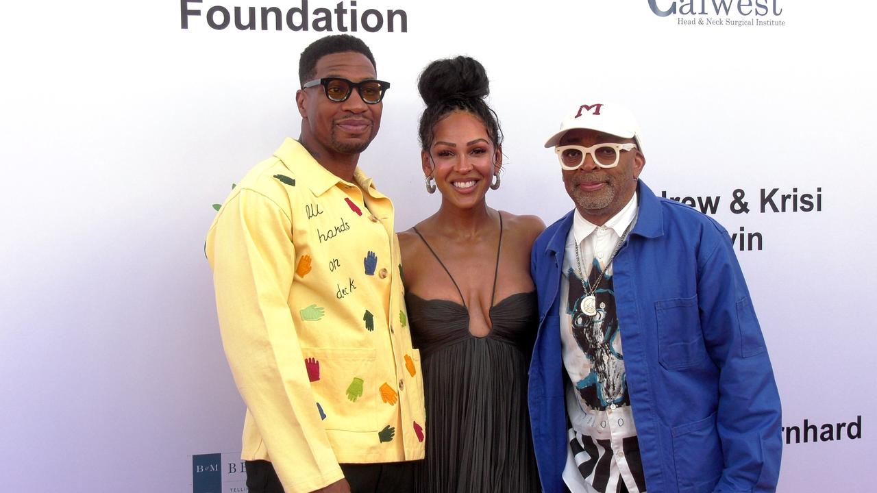 Jonathan Majors, Meagan Good, Spike Lee, Terrell Owens, Magic Johnson 'Harold and Carole Pump Foundation 25th Celebrity Dinner' 
