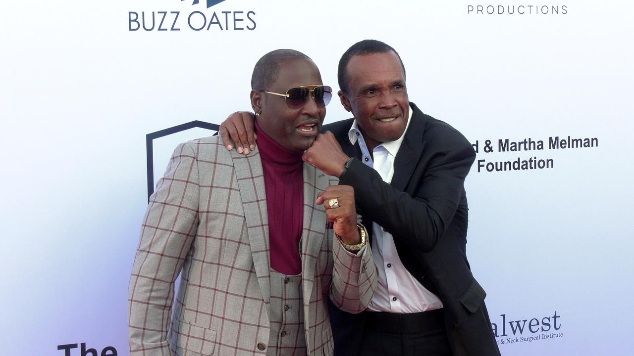 Johnny Gill and Sugar Ray Leonard 'Harold and Carole Pump Foundation 25th Anniversary Celebrity Dinner' Red Carpet