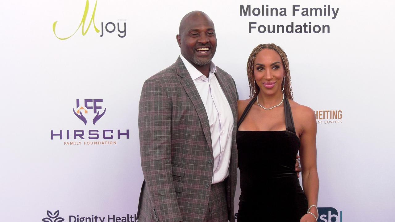 Marcellus Wiley and Annemarie Wiley 'Harold and Carole Pump Foundation 25th Anniversary Celebrity Dinner' Red Carpet