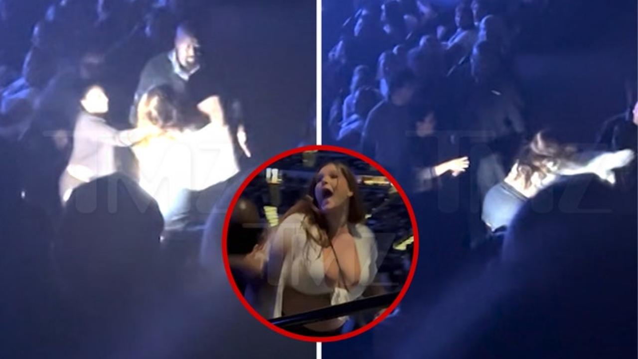Woman Thrown Out of Theo Von Show Seen Punching Another Fan