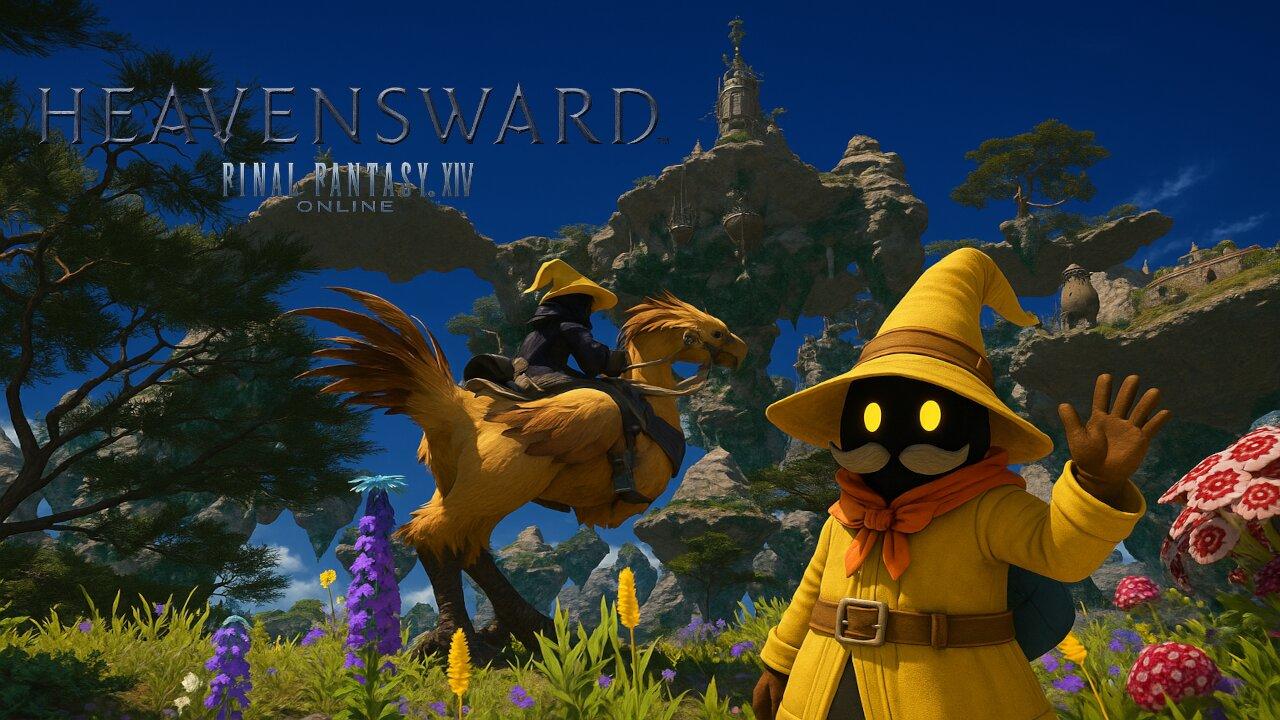 Mucking about the world. FFXIV