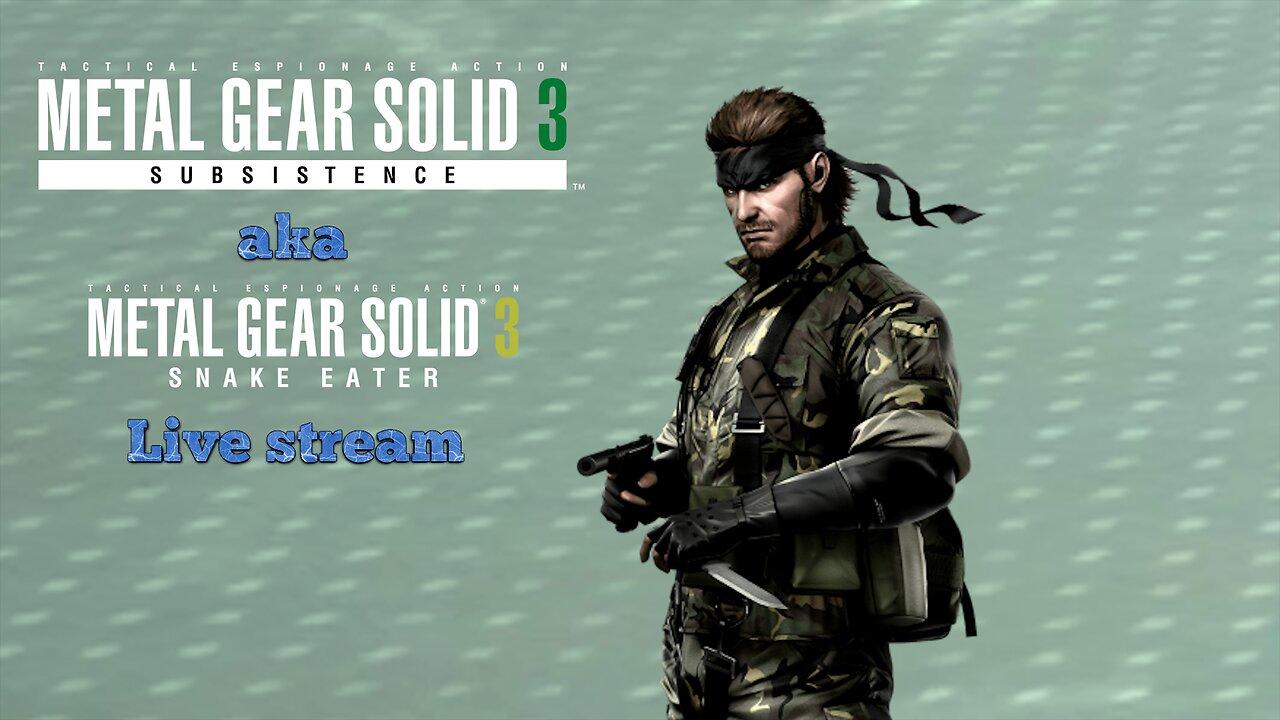 Metal Gear Solid 3: Subsistence (PS2) (aka Snake Eater) part 1