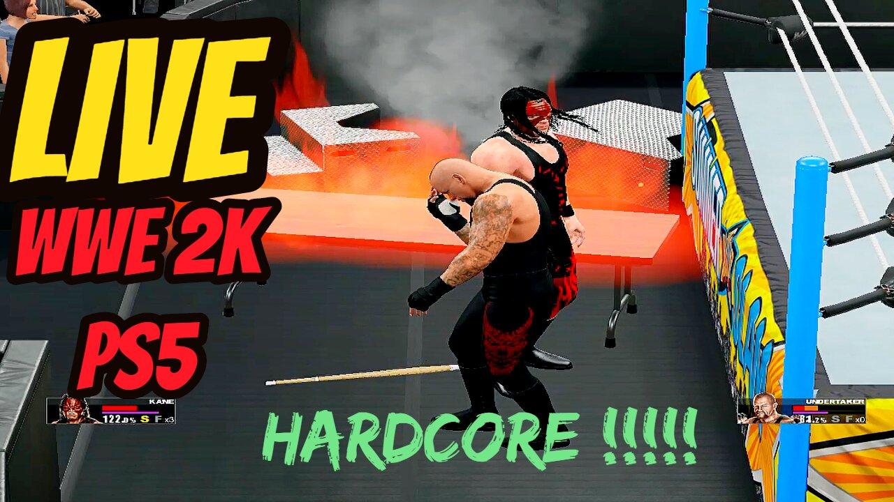 WWE 2K LIVE !!! HARDCORE STEEL CAGE MATCH | Gamer Streaming | Freefire Thunders