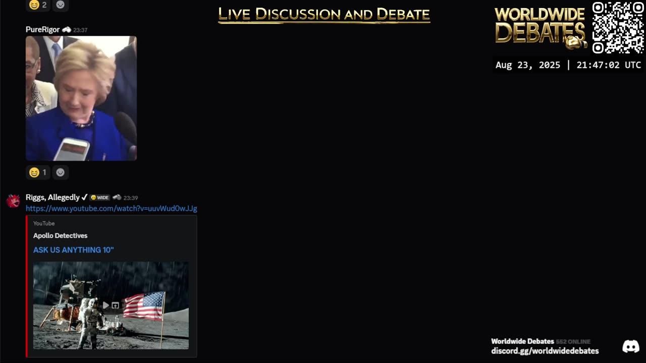 0031 - Worldwide Debates LIVE - YouTube/Rumble/Twitch/Kick
