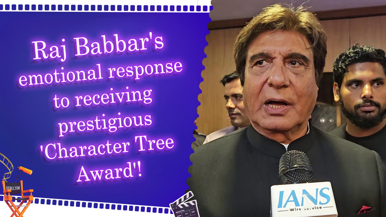 IANS Exclusive: Actor and MP Raj Babbar honored with 'Character Tree Award' in Dilip Kumar's Name