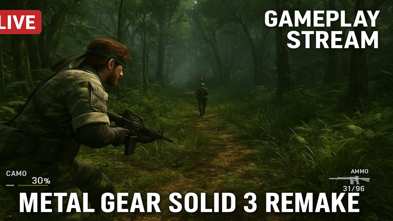 METAL GEAR SOLID 3 REMAKE Gameplay