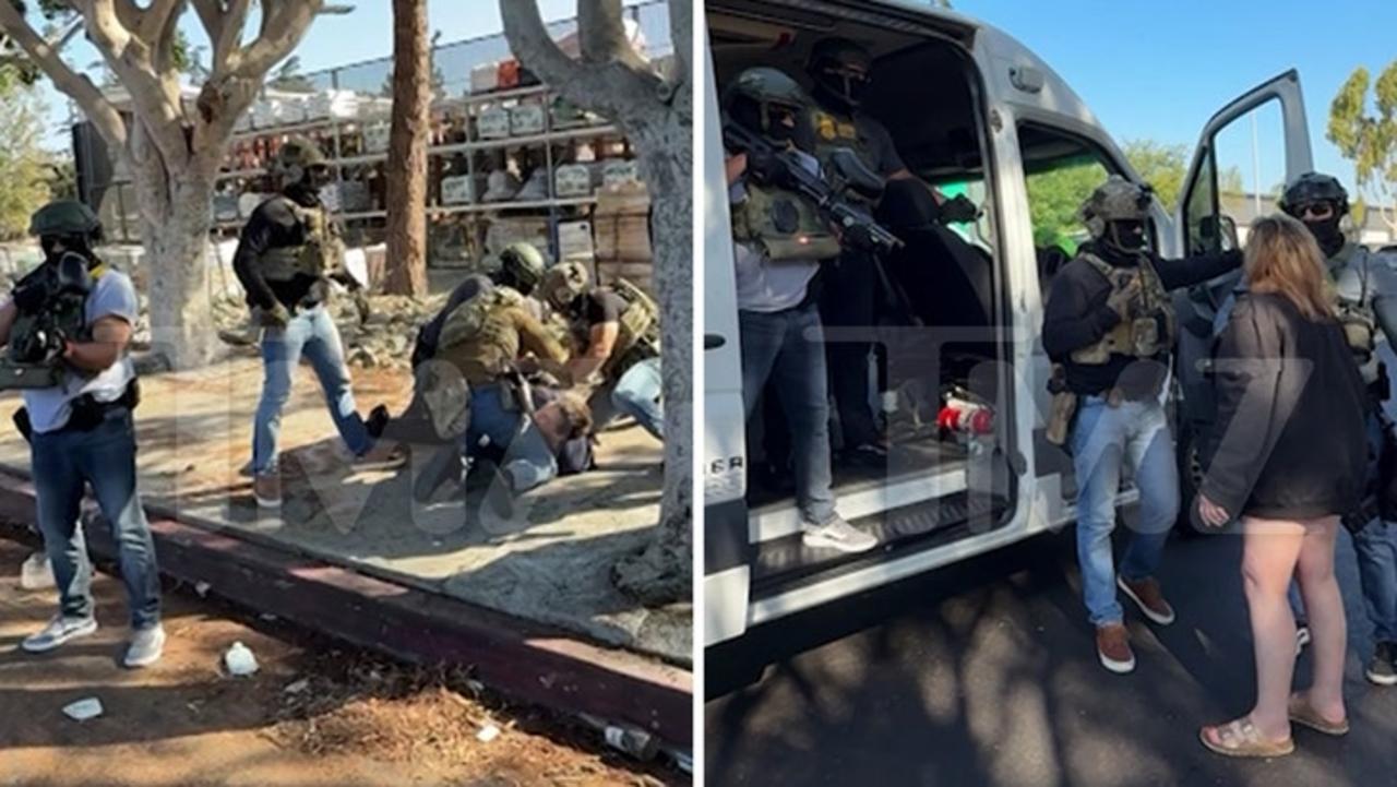Federal Agents Take U.S. Citizen After Throwing Glass Bottle in I.C.E. Raid