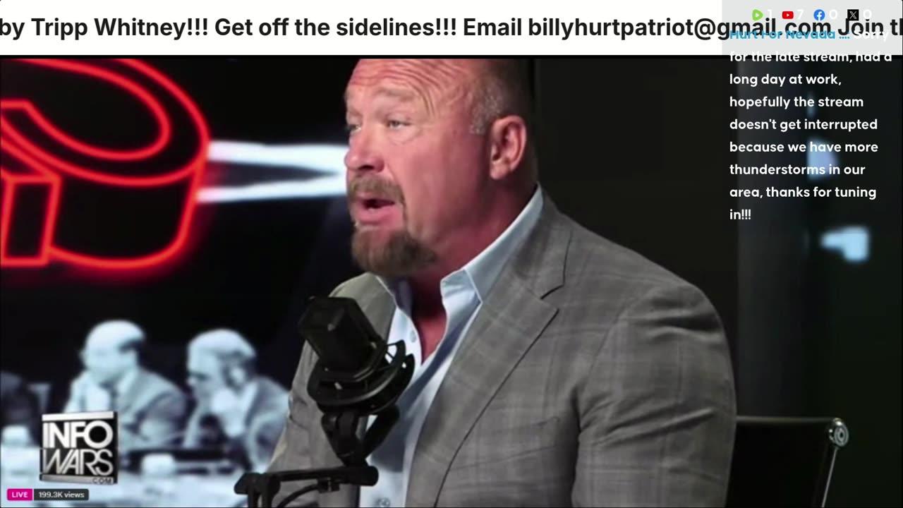 Alex Jones, Info Wars, 08/26/2025