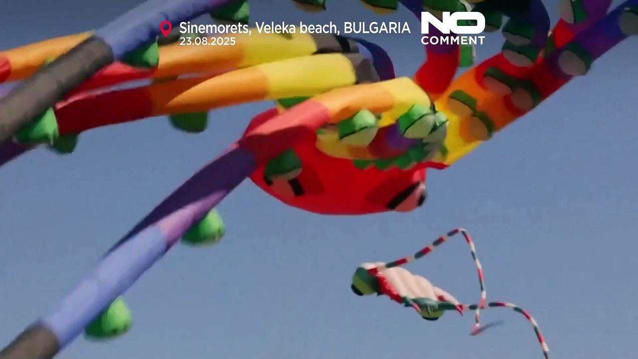 Bulgaria’s Black Sea coast hosts annual kite festival