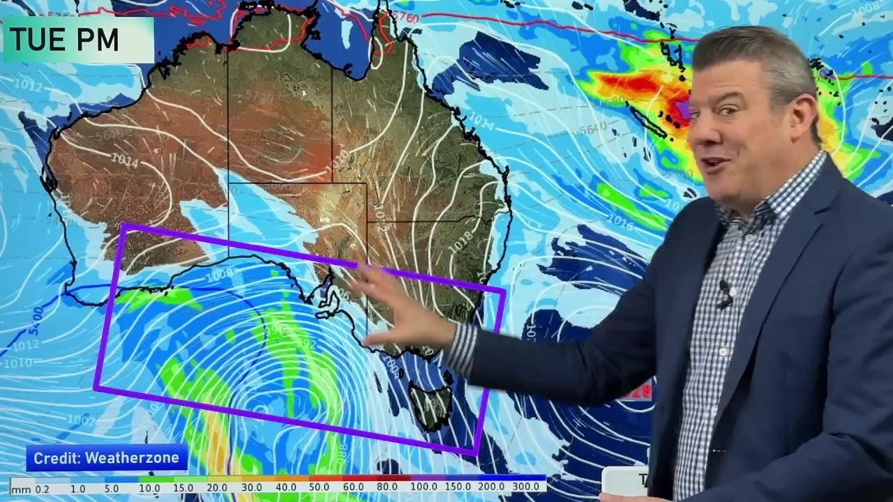 OZ 7 Day: Widespread gales expected across southern Australia